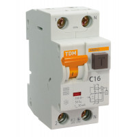 Автоматический Выключатель Дифференциального тока TDM АВДТ 63 B16 10мА TDM SQ0202-0009