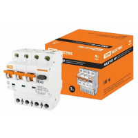 Автоматический Выключатель Дифференциального тока TDM АВДТ 63 4P C40 30мА TDM SQ0202-0020