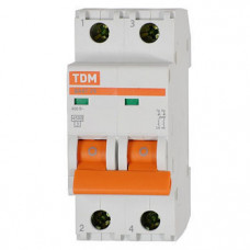 Автоматический выключатель ВА47-29 2Р  1А 4,5кА х-ка В TDM SQ0206-0017