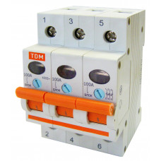 Выключатель нагрузки (мини-рубильник) ВН-32 3P 125A TDM SQ0211-0030