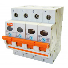 Выключатель нагрузки (мини-рубильник) ВН-32 4P 80A TDM SQ0211-0038