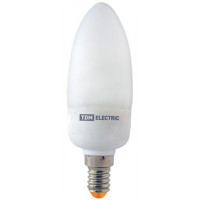 Лампа энергосберегающая КЛЛ-СW-9 Вт-4000 К–Е14 TDM