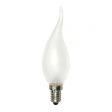Лампа накаливания "Свеча на ветру" матовая 40 Вт-230 В-Е14 TDM