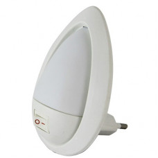 Ночник светодиодный "Яйцо" с выключателем, белый, 0,5 Вт, 220 В TDM SQ0357-0012