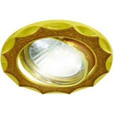 Светильник встраиваемый поворотный СВ 02-07 MR16 50Вт G5.3 золотой блеск/золото TDM