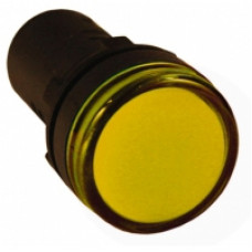 Лампа AD-22DS(LED)матрица d22мм желтый 230В TDM