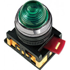Лампа AL-22 сигнальная d22мм красный неон/230В цилиндр TDM