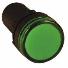 Лампа AD-22DS(LED)матрица d22мм зеленый 36В AC/DC TDM